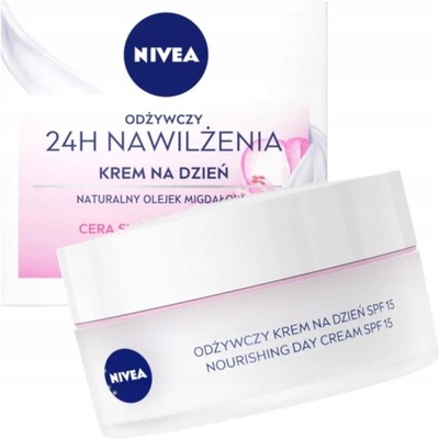 NIVEA 24H NAWILŻENIA KREM ODŻYWCZY na dzień