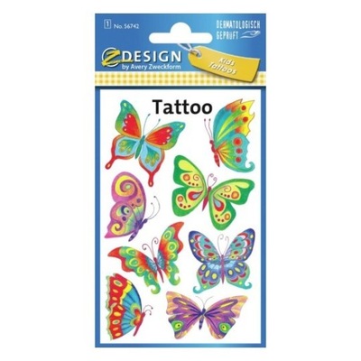 Tatuaże AVERY Motyle