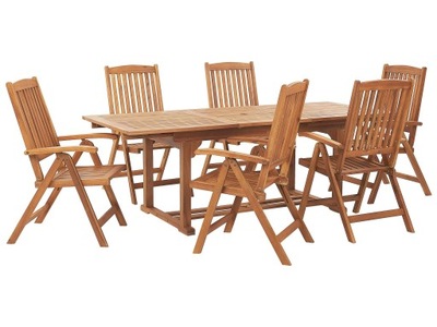 Zestaw ogrodowy stół 6 krzeseł