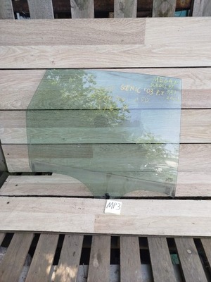 Стекло боковая дверь правый задняя renault megane scenic ii 03r. фото №1