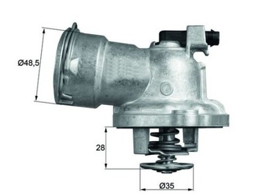 TERMOSTATAS DB 87C 3,2/3,5 CDI OM642 TM2887 