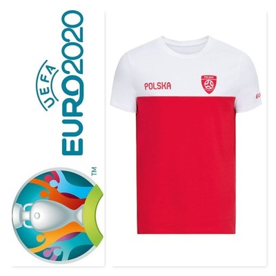 UEFA EURO 2020 koszulka t-shirt M męski POLSKA