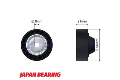Nty ролик натяжителя ремень клиновой dacia logan logan ii logan mcv ii фото №1