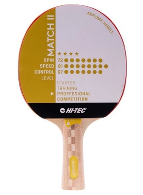 RAKIETA PALETKA TENIS PING-PONG MOCNA HI-TEC MATCH