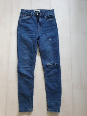 Spodnie rurki jeansy roz. 36 pull&bear