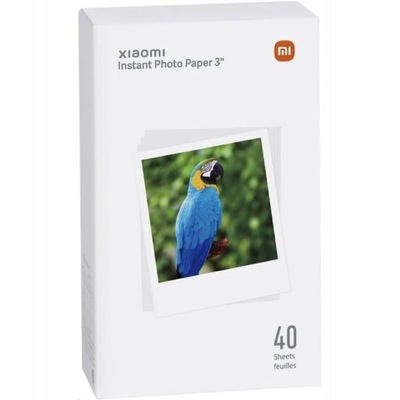 Xiaomi Instant Photo Paper 3 BHR6756GL 40x 1S papier do drukarki Xiaomi