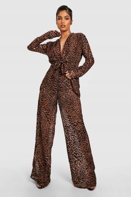 Boohoo mbh WIĄZANA BLUZKA print ANIMAL M