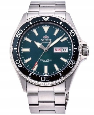 ORIENT KAMASU GREEN RA-AA0004E19B WR200 SZAFIR