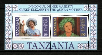 Tanzania znaczki pocztowe / Mi.bl.43 ( Sławni ludzie ) 1985 r. ( czysty )