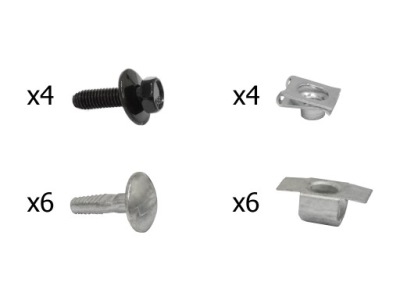 Citroen c5 rd td 2008- набор клипсы защита 692254 фото №1