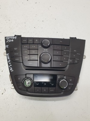 Панель керування радіо обдув opel insignia a 13277909 фото №1