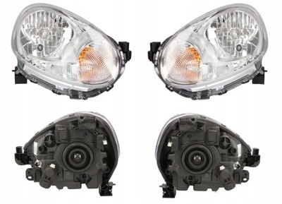 Фара лампа nissan micra k13 10-13 valeo l+p фото №1