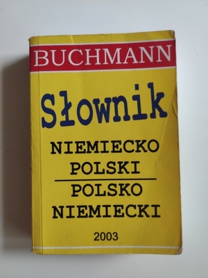 Słownik niemiecko-polski polsko-niemiecki Buchmann