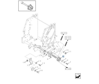 КОЛЕСО ЗУБЧАТОЕ ПРЕСА NEW HOLLAND 654 658 14/18Z 86543