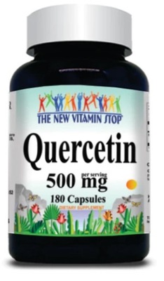 Vitamins Because QUERCETIN 500mg 180 k. KWERCETYNA