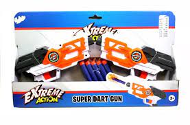 2 PISTOLETY EXTREME ACTION SUPER DART GUN JAK NERF