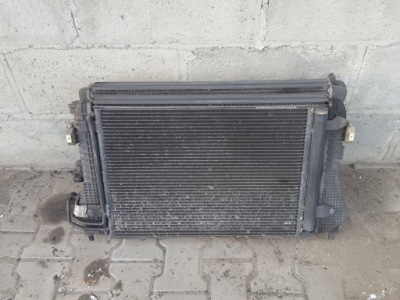 Superb 2 ii lift 2.0 tdi радіатор вентилятори kpl фото №1