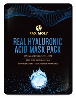 Pax Moly maska do twarzy w płachcie z kwasem hialuronowym 25ml