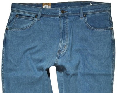 WRANGLER spodnie BLUE jeans REGULAR FIT _ W32 L34
