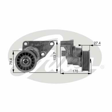 TENSOR CORREA WIELOKLINOWEGO GATES T38158  