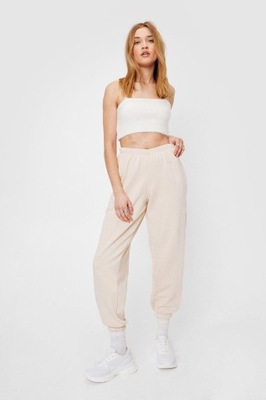 R3P055 NASTY GAL__NF9 SPODNIE DRESOWE JOGGER __L