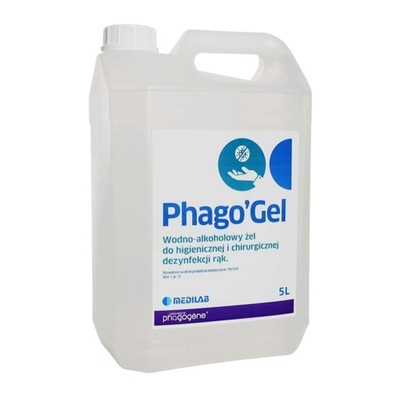 Phago'Gel - Żel do higienicznej i chirurgicznej 5l