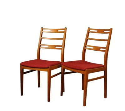 2 Duńskie Tekowe Krzesła lata 60-te, VINTAGE Modern DUŃSKI Design