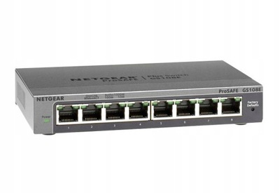 Switch GS108E NETGEAR 8port Gigabit 12V