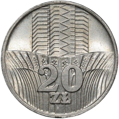 20 złotych 1974 WIEŻOWIEC I KŁOSY