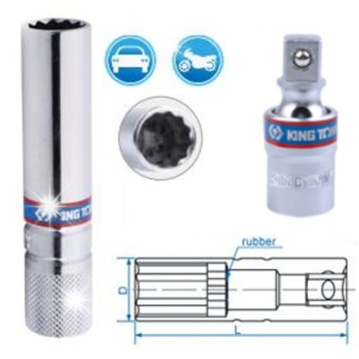 NASADKA DO ŚWIEC 1/2 14mm 6 KT KING TONY 463514RC