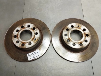 Audi a3 8v гальмівні диски гальмівні задня фото №1