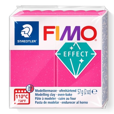 FIMO Effect masa STAEDTLER 57g 286/rubinowy kryszt