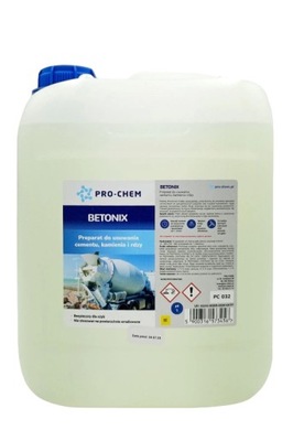 BETONIX kwas do usuwania cementu, kamienia i rdzy - bezpieczny 5 l Pro-Chem