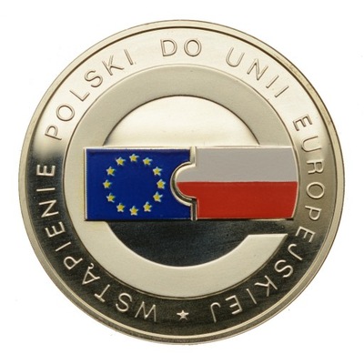 10 złotych 2004 - Wstąpienie do Unii - St. L