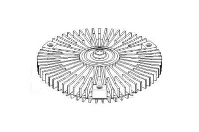 Topran віскозна муфта зчеплення mercedes 190 d 2.5 201.12 фото №1
