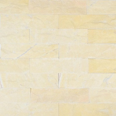 Kamień Elewacyjny Dekoracyjny Na Ścianę Marmur Napoli Yellow 30x7,5 Natural