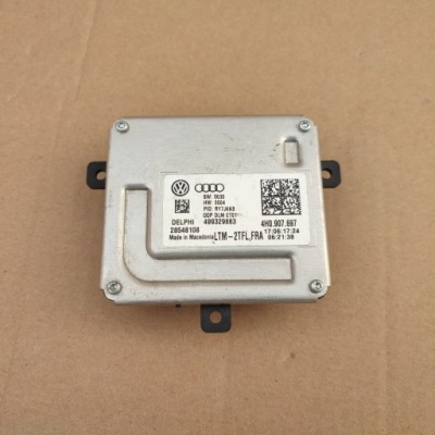 Audi a8 s8 d4 lift модуль перетворювач led лампи фара 4h0907697 oryg фото №1