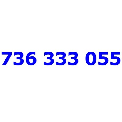 736 333 055 T-mobile Złoty łatwy Numer Telefonu Karta SIM Starter na kartę
