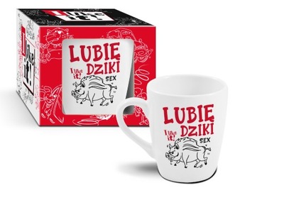 Kubek Baryłka 300ml - Lubię dziki sex - I LIKE IT