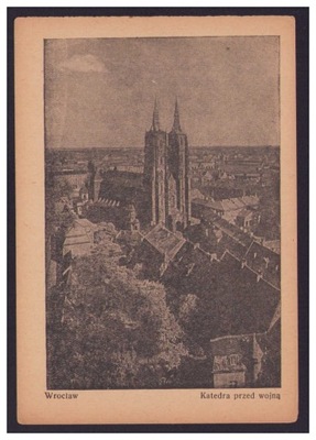 Wrocław - Katedra przed wojną