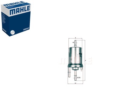 MAHLE ФИЛЬТР ТОПЛИВА FIG7107 G10146 WK691 ELE6102