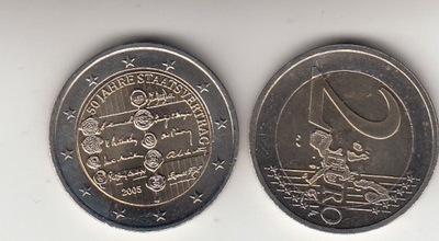 Austria 2005 -2 euro okolicz. Traktat