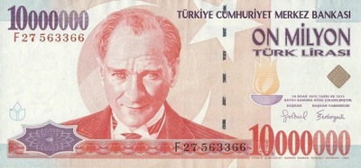 Turcja - 10000000 Lirasi - 1999 - P214