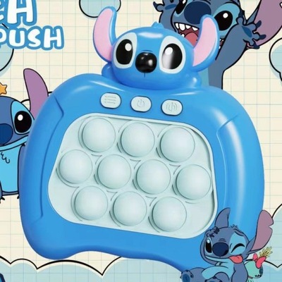 GRA ZRĘCZNOŚCIOWA POP IT ANTYSTRESOWA ELEKTRYCZNA KONSOLA LILO STICH POPIT