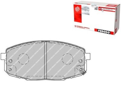 Тормозные колодки тормозные kia перед cee'd i-30 ferodo фото №1