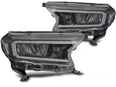 Лампы передние светодиодный ford ranger v 16-22 led tube дневные dynamic фото №1