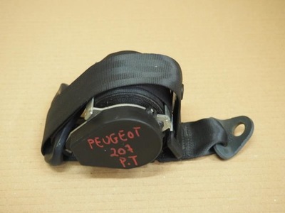 Pas безпеки правий задня peugeot 207 фото №1