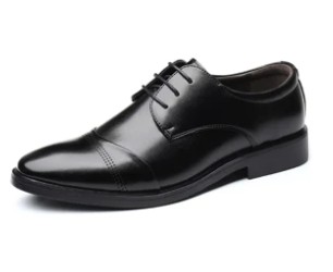 Buty wizytowe męskie klasyczne półbuty czarne r.45