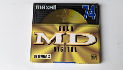 MiniDisc MD Maxell GOLD MD 74 1szt