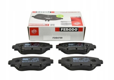 Ferodo тормозные колодки тормозные задняя fdb4700 mazda 3 2013- фото №1